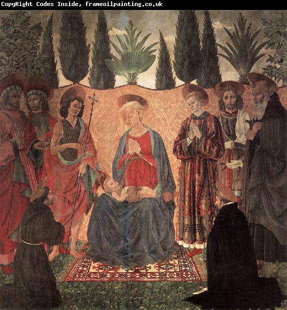 BALDOVINETTI, Alessio Madonna and Child with Saints ghg
